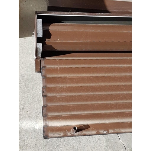 450 - Roller Shutter (W:180cm) Dark Brown (Un-Tested, A/F)