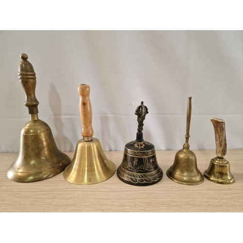 49 - Collection of 5 x Assorted Bells, (5)
