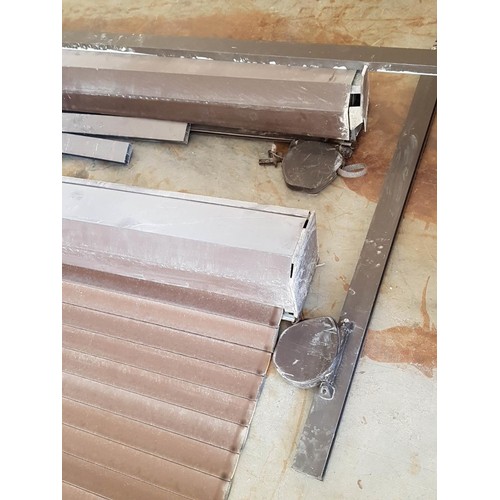 451 - 2 x Roller Shutters (W:170cm each) Brown Colour (Un-Tested, A/F)