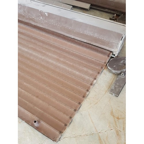 451 - 2 x Roller Shutters (W:170cm each) Brown Colour (Un-Tested, A/F)