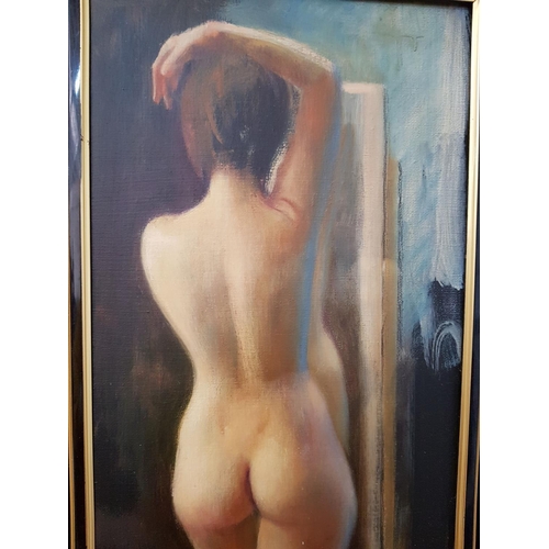 174 - Piran Bishop, British Contemporary Sole Student of Late Robert Lenkiewicz (1941 - 2002) Standing Nud... 