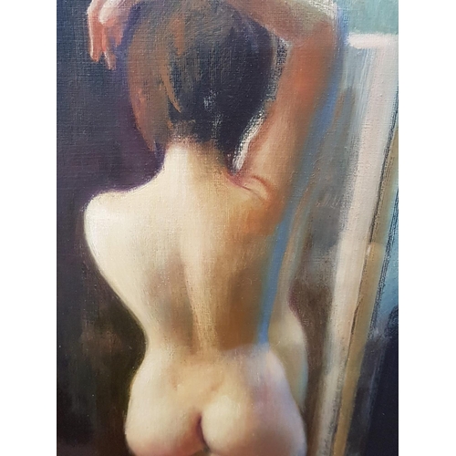 174 - Piran Bishop, British Contemporary Sole Student of Late Robert Lenkiewicz (1941 - 2002) Standing Nud... 