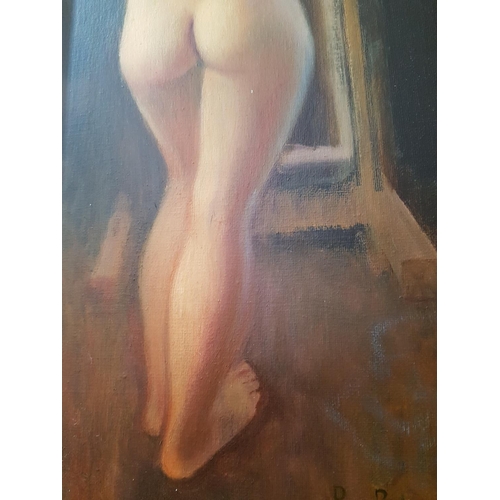 174 - Piran Bishop, British Contemporary Sole Student of Late Robert Lenkiewicz (1941 - 2002) Standing Nud... 