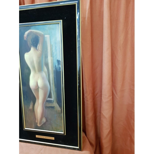 174 - Piran Bishop, British Contemporary Sole Student of Late Robert Lenkiewicz (1941 - 2002) Standing Nud... 