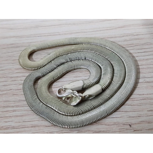 499 - Snake .925 Silver Chain, Total Weight 17gr (L:45cm)