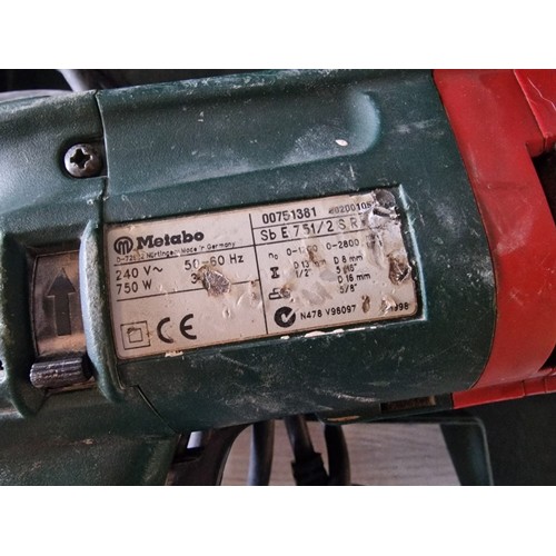 313 - Metabo SBE 751/2 Electric Drill Motor with Case (Un-Tested)