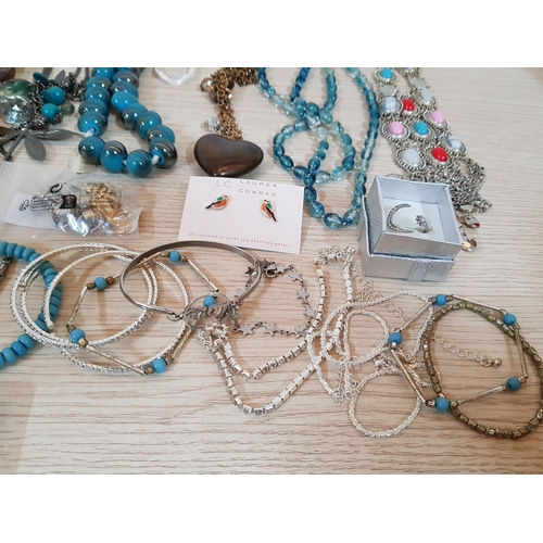 367 - Large Collection of Costume Jewellery inc; Stainless Steel, White Metal and Silver inc; Necklaces, B... 