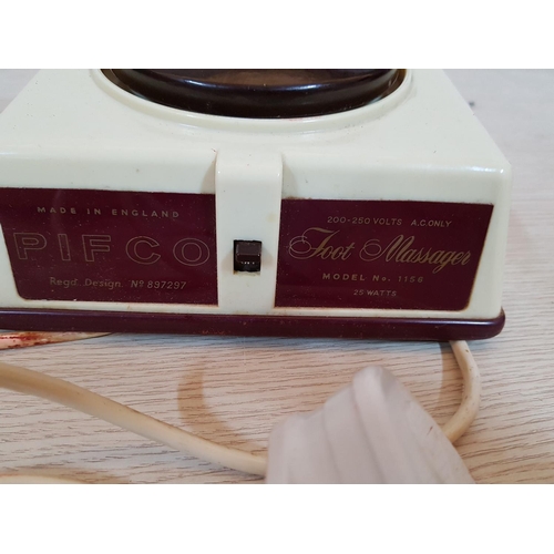 456 - Vintage (Circa 60's) Pifco Electric Foot Masseger, Model No. 1156 (Un-Tested)