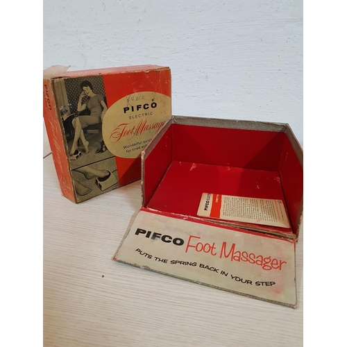 456 - Vintage (Circa 60's) Pifco Electric Foot Masseger, Model No. 1156 (Un-Tested)