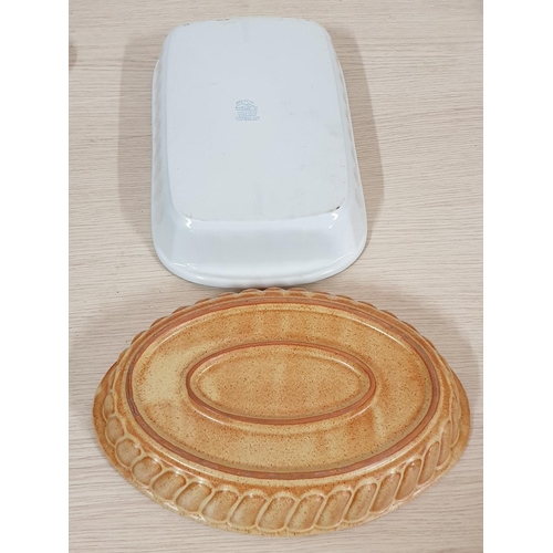 754 - 5 x Oven Dishes (2 x Rectangular, 2 x Oval and 1 x Small Round)