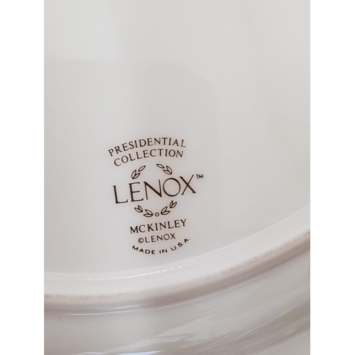 763 - Lenox Cake / Sandwich Posh Tray, Porcelain Presidental Collection 