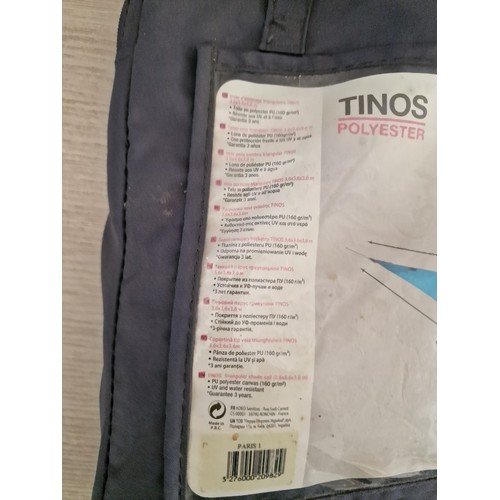 247 - 'Tinos' Shade Sail in Case, (3.6 x 3.6 x 3.6m), Unused