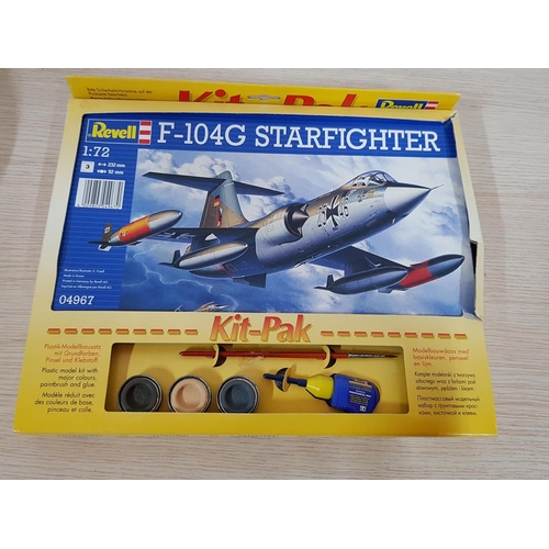 124 - Collection of 7 x Model Kits; 6 x Planes and 1 x Africa Corps (Military Car), (7)