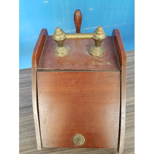 267 - Victorian Coal Scuttle with Brass Handle and Coal Shovel (A/F)