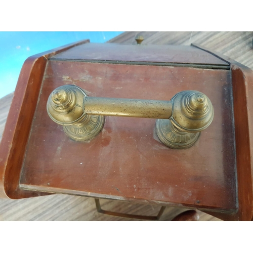 267 - Victorian Coal Scuttle with Brass Handle and Coal Shovel (A/F)