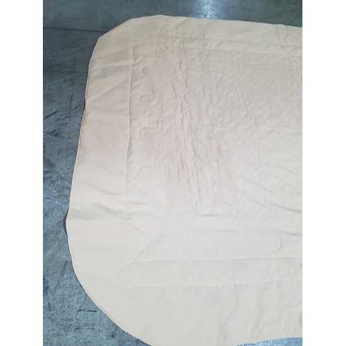 309 - Beige Quilted Bed Cover ( 250 x 190 cm )