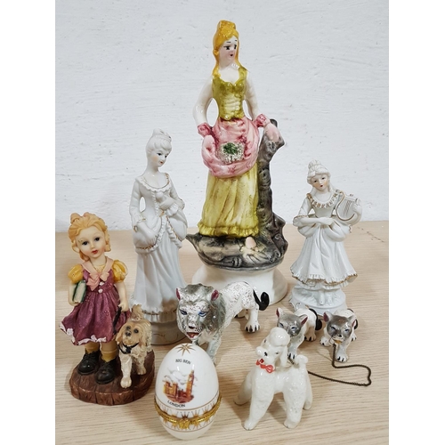 481 - Assorted Collection of Retro Figurines Ornaments etc (9)