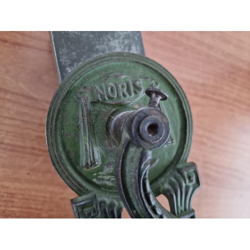 62 - Vintage 'Noris' Cast Iron Hand Grater with Table Top Clamp