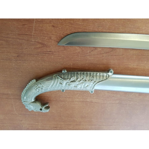 89 - Ornamental Horse Themed Sword for Wall Mounting