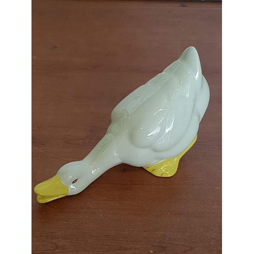 60A - Goose Ceramic Garden Ornament (Approx. 25 x 16cm)