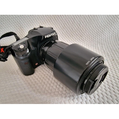 Pentax K10D SLR Camera; 10 MP, Shake Reduction, Weather Resistant, 16GB