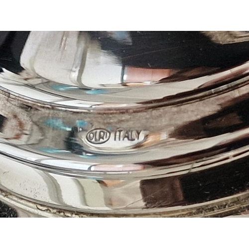 103 - High Quality Silver Plated Gravy / Sauce Boat on Fixed Oval Saucer, * Look Immaculate / Unused Condi... 