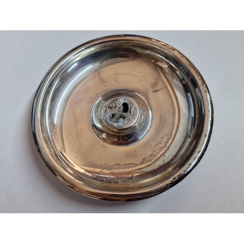 118 - Vintage Round Silver (.917) Dish / Ring Holder(?), (A/F)