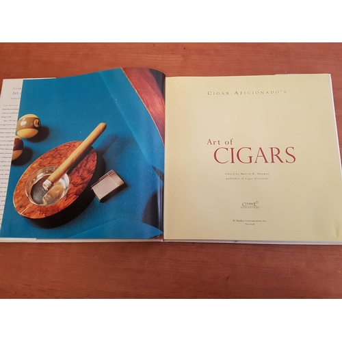 11 - Art of Cigars Edited by Marvin R. Sanken Publisher of Cigar Aficionado (Hard Cover)