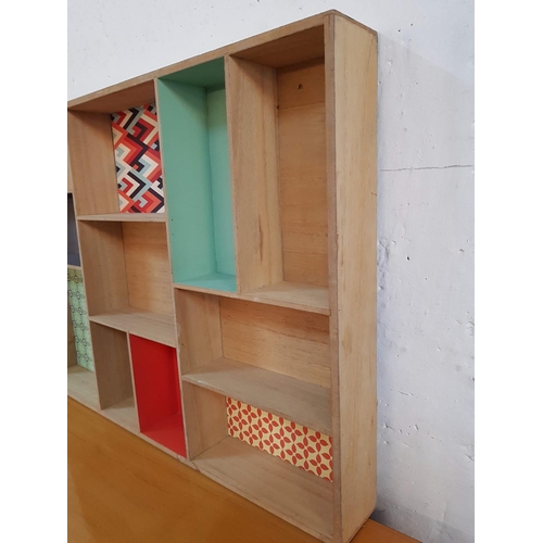 230 - Multi Colour Shelf / Display Wall Unit (50 x 70 x 8cm)