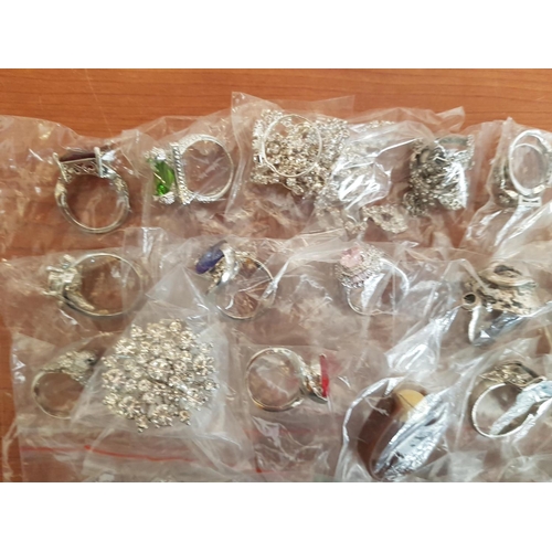 245 - Approx 60pcs of Un-Used Jewellery, Rings