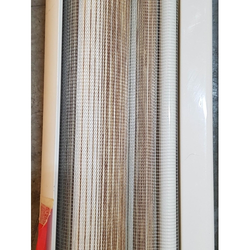 295 - Window Blinds Beige / Brown (W:178cm each)