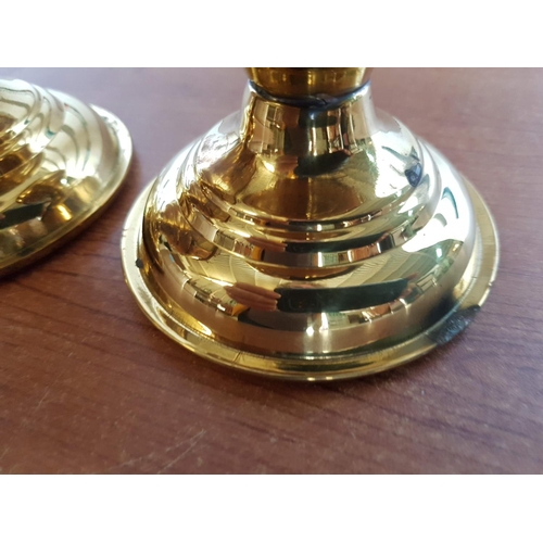 350 - Gold Tone - Vintage Style Kerosene Lamp (2 x Bases, NO Glass or Lamp Shade), (Un-Used, A/F)