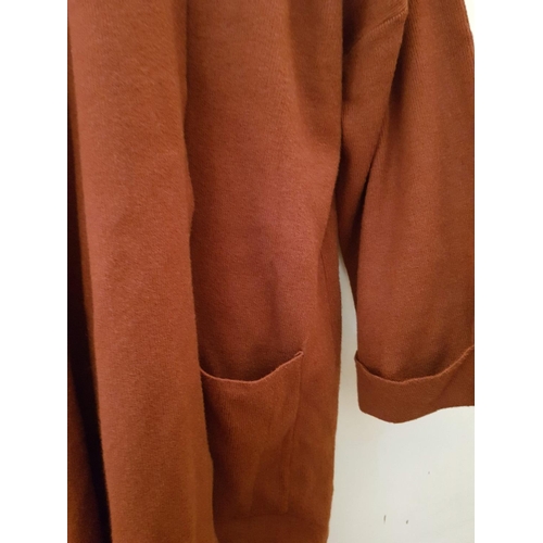 366 - Brown Ladies Jumper Size S/M