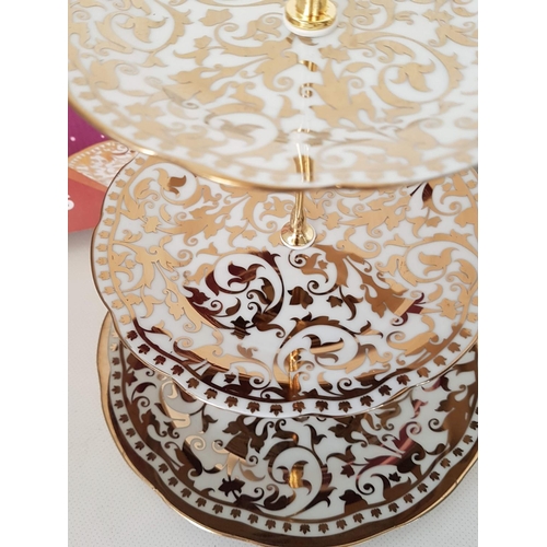 372 - 3 - Tier Ceramic Serving Tray / Stand