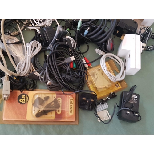 443 - Large Collection of Assorted Cables, Wired Phone Charges, Hands Free and Others