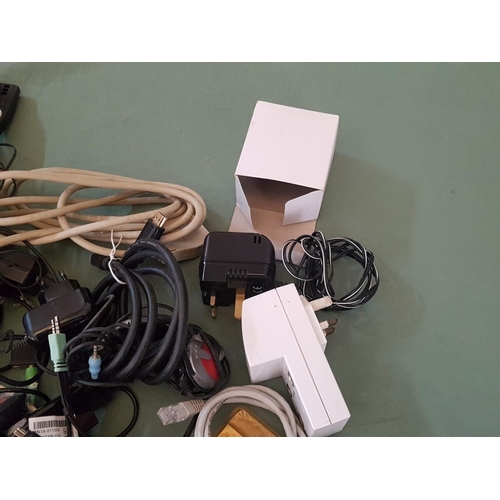 443 - Large Collection of Assorted Cables, Wired Phone Charges, Hands Free and Others