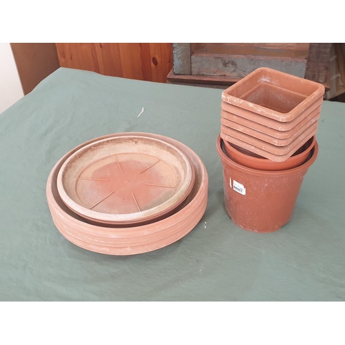 451 - Various Flowerpots and Saucers