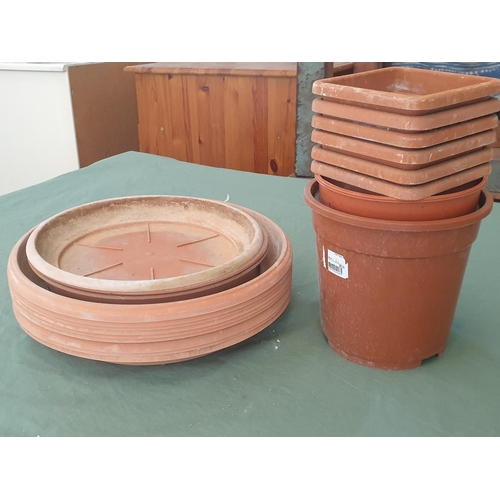 451 - Various Flowerpots and Saucers