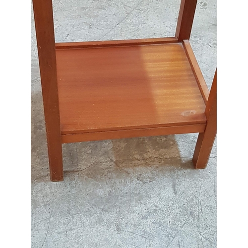 454 - Retro (70's - 80's) Side Table with 1 -  Drawer (43 x 36 x 72cm)