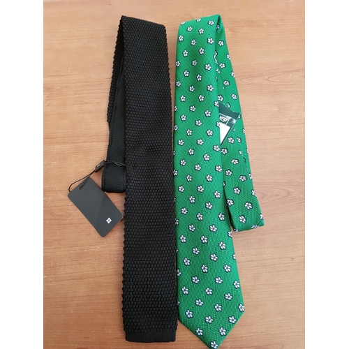 507 - 2 x Ties (Green and Black)