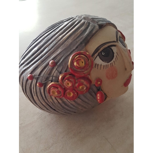 124 - Ceramic Decorative Doll 