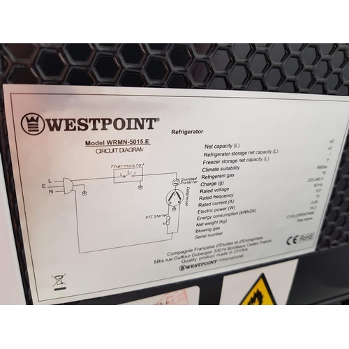 127 - WestPoint Mini Table Top Refrigerator Mode; WRMN -5015.E (47 x 45 x 48cm) 
*Basic Test and Working w... 