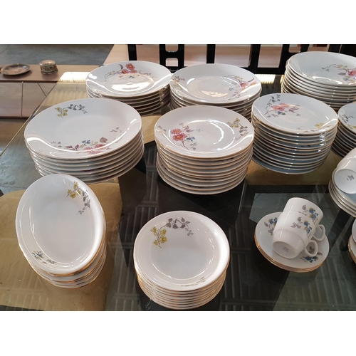 304 - Epiag DF - Vintage Czechoslovakian Dinner Set - Floral Pattern (Approx.140pcs)