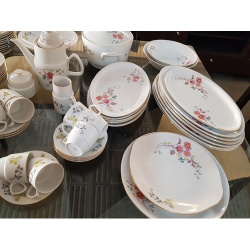 304 - Epiag DF - Vintage Czechoslovakian Dinner Set - Floral Pattern (Approx.140pcs)