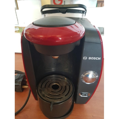 444 - Bosch Tassimo Coffee Maker (Un-Tested) Extra Tassimo Jacobs Caffee Creama Capsules (29.04.2024 Expir... 