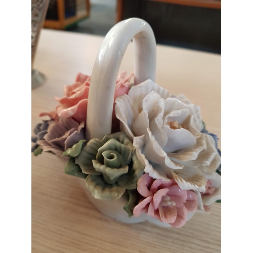 473 - Assorted Collection of Home Items; White Metal Napkin Holder, Retro Ceramic, Floral Ornament and Jap... 