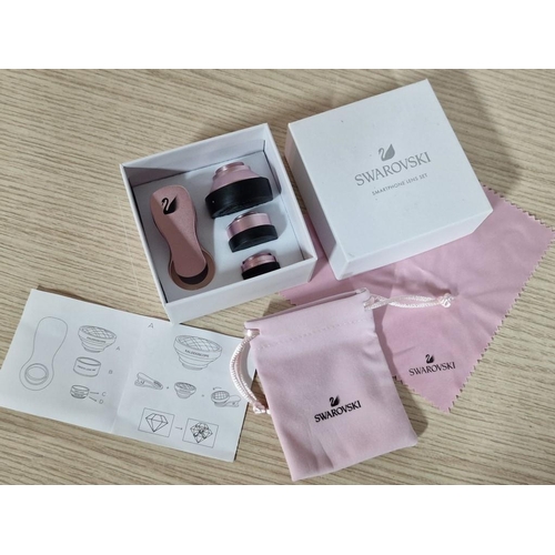 138 - Swarovski Smartphone Lens Set in Original Box (Model: SS19 / 5493075); Clips Over Your Smart Phone C... 