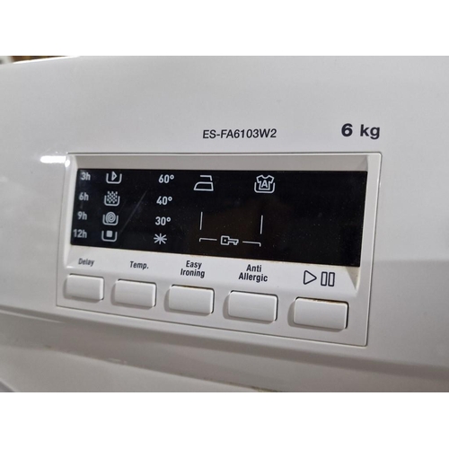 148 - Sharp 6kg Washing Machine, White Colour, (Model: ES-FA6103W2)