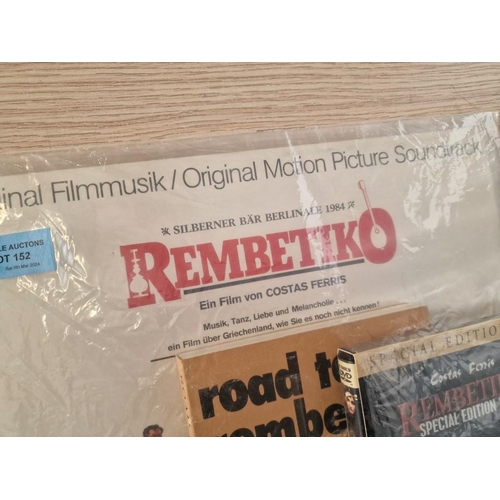 152 - Rembetiko: Cult Movie of Costas Ferris on 2 DVD's, Soundtrack LP Vinyl Record and Book 'Road to Remb... 