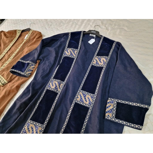 180 - 2 x Embroidered Lebanese Coats / Gowns, (2)